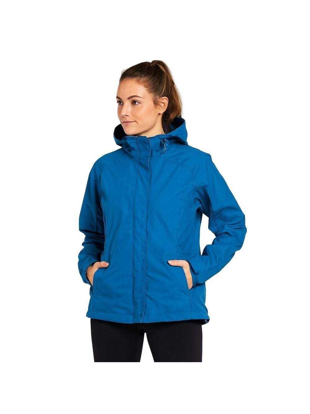 LL Bean XS Turquoise Hooded Nylon Winter Jacket Snowcore Outdoorcore Parka